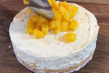 Mango Lime Cheesecake