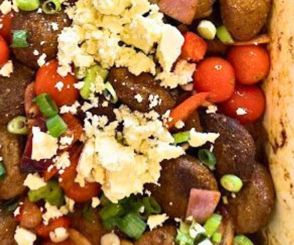 Mexican Meatballs Bake cooked