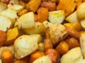 roasted vegetables cooked