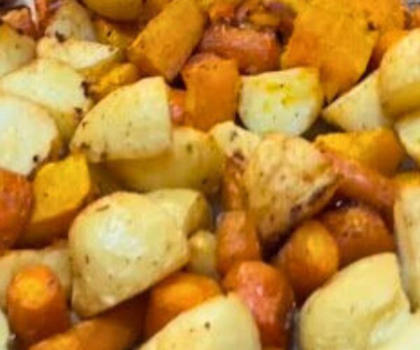 roasted vegetables cooked