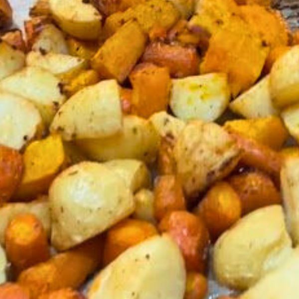 roasted vegetables cooked