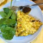 Sausage Frittata served