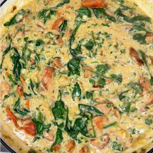 Tomato and Chorizo Risoni