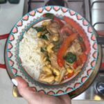 Chicken and Cashew Nut served