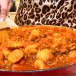 4 Ingredient Sausage Ragu Gnocchi cooked