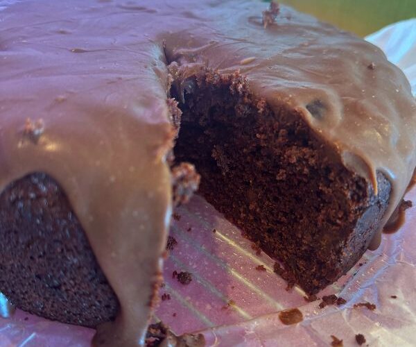Chocolate Fudge Cake sliced