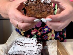 Chocolate Zucchini Cake sliced