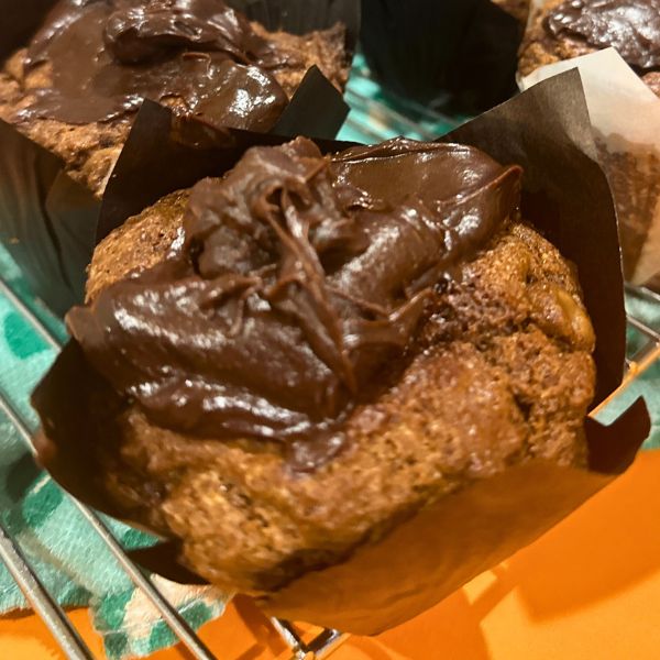 Olympic Chocolate muffins serving