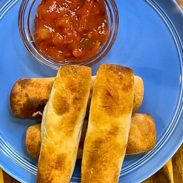 Taquitos served on plate