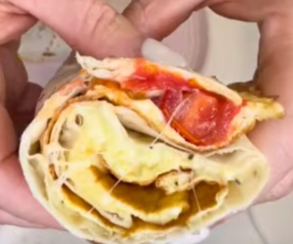 Tortilla Omelette wrapped