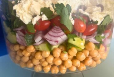 Mediterranean Salad served in bowl
