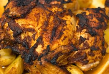 Peri Peri Chicken cooked in dish