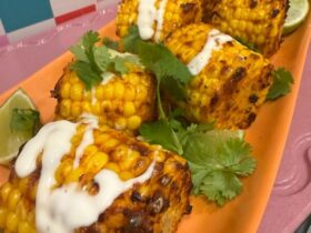 mexican corn cobs Mexican Corn Cobs cooked and served on a platter